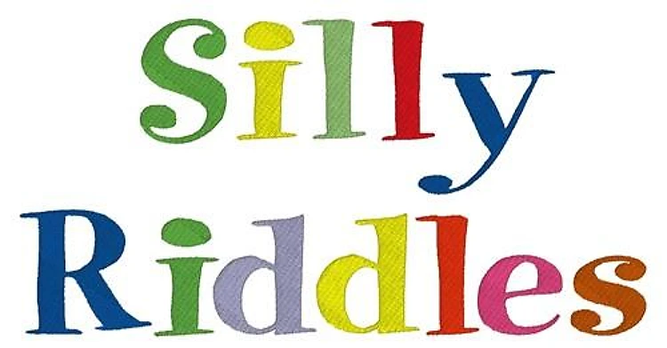 Silly Riddles Font Embroidery Font - Playful Decorative Alphabet - Home Format - PES, DST & 8 formats