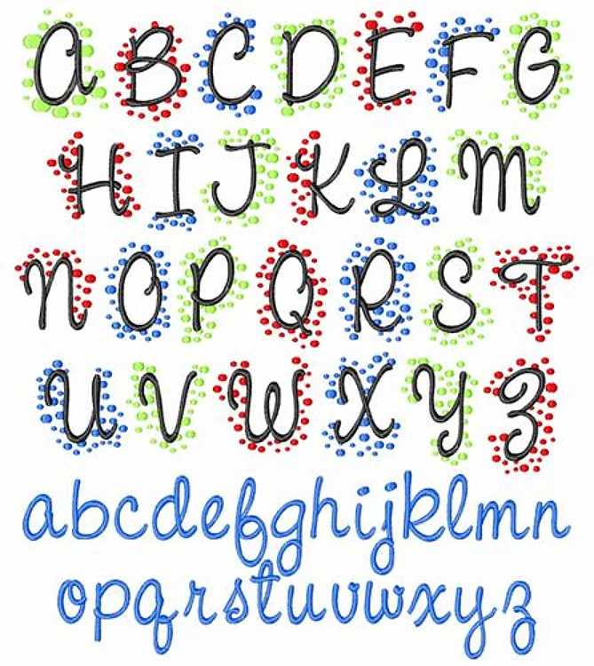 Polka Dot Monogram