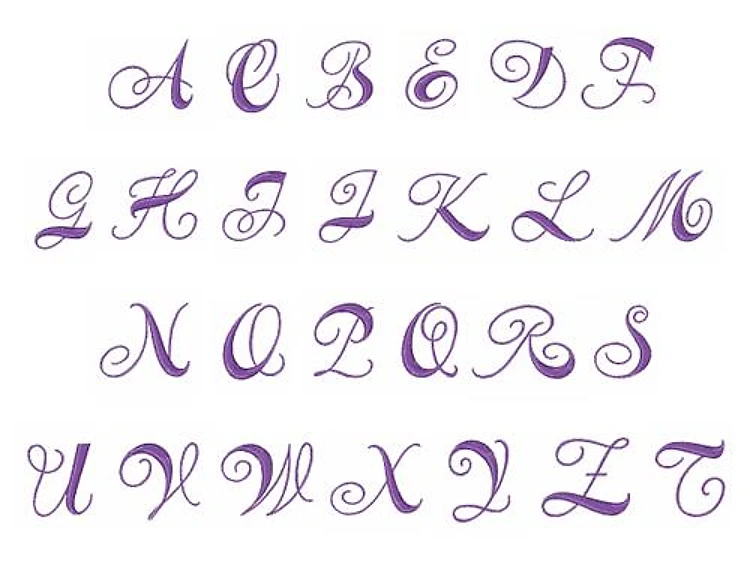 Curly Monogram Font