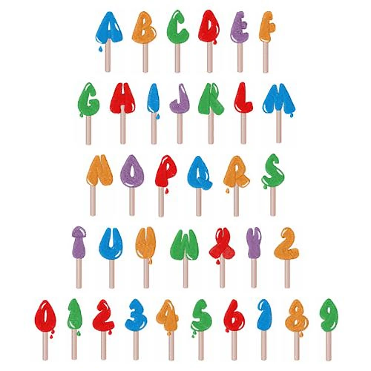 Popsicle Font Embroidery Font - Playful Decorative Lettering - PES, DST & 11 formats