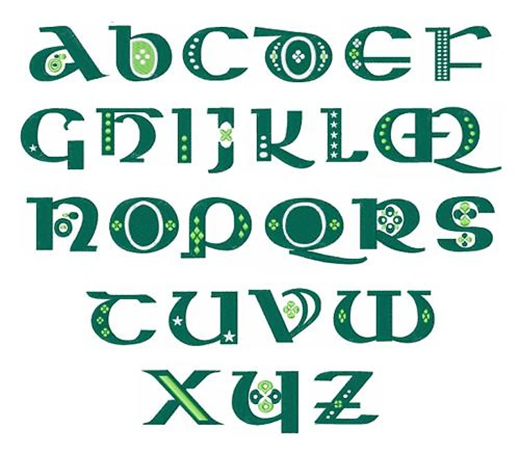 St Patty's Celtic Font