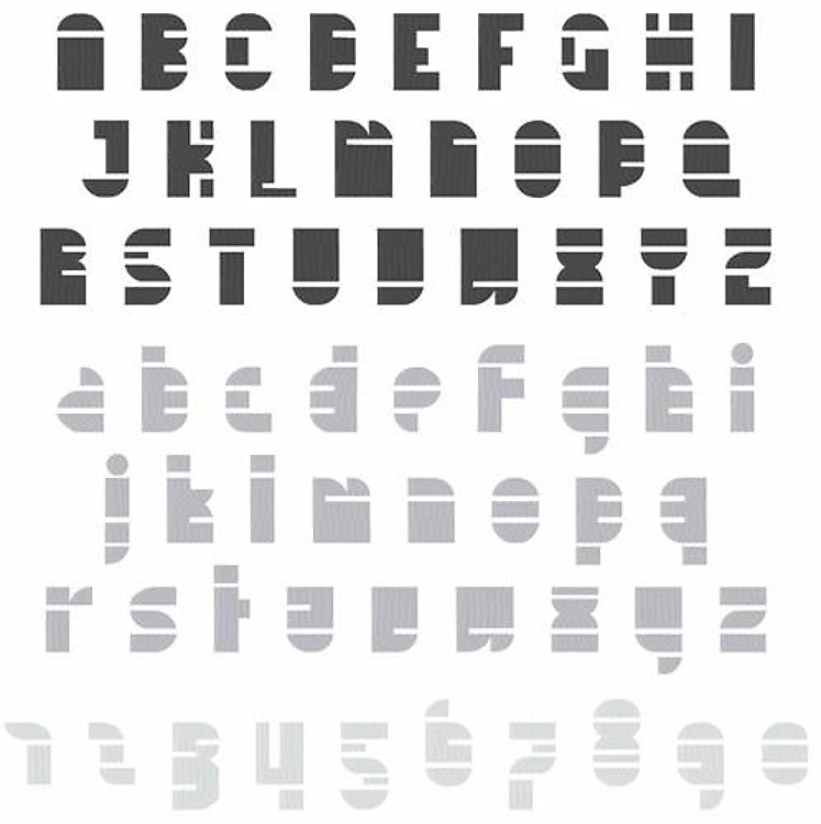 Plugged In Font Embroidery Font - Decorative Modern Lettering - Home Format - PES, DST & 11 formats