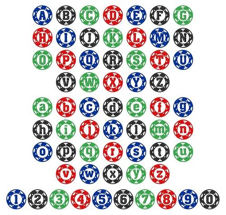 Poker Chip Embrilliance