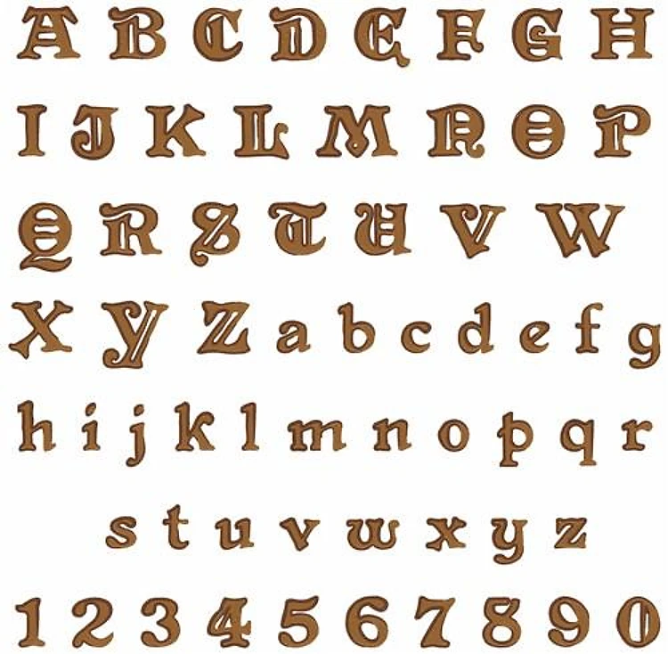 Primitive Edge Embrilliance Embroidery Font - Decorative Fill Style - BX font