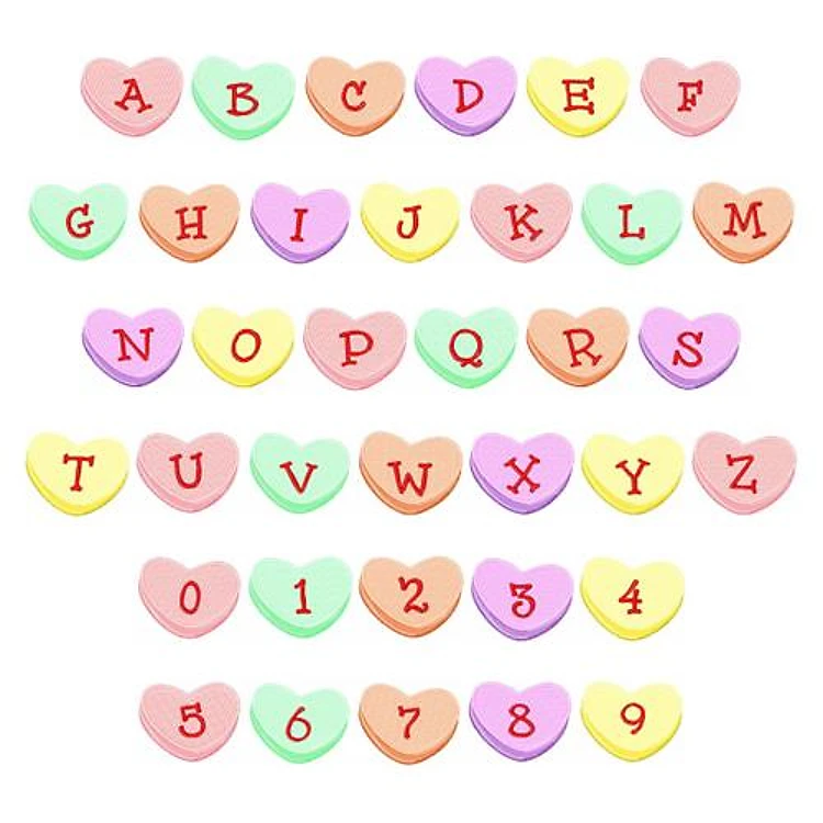 Conversation Hearts Font