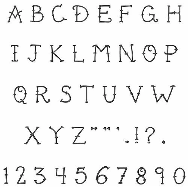 Tattoo Sketch Font