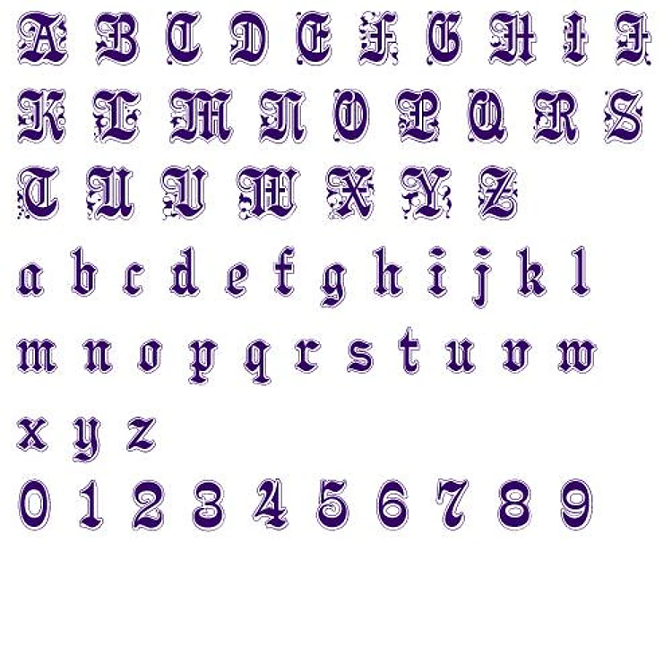 Pamela Alphabet Embrilliance