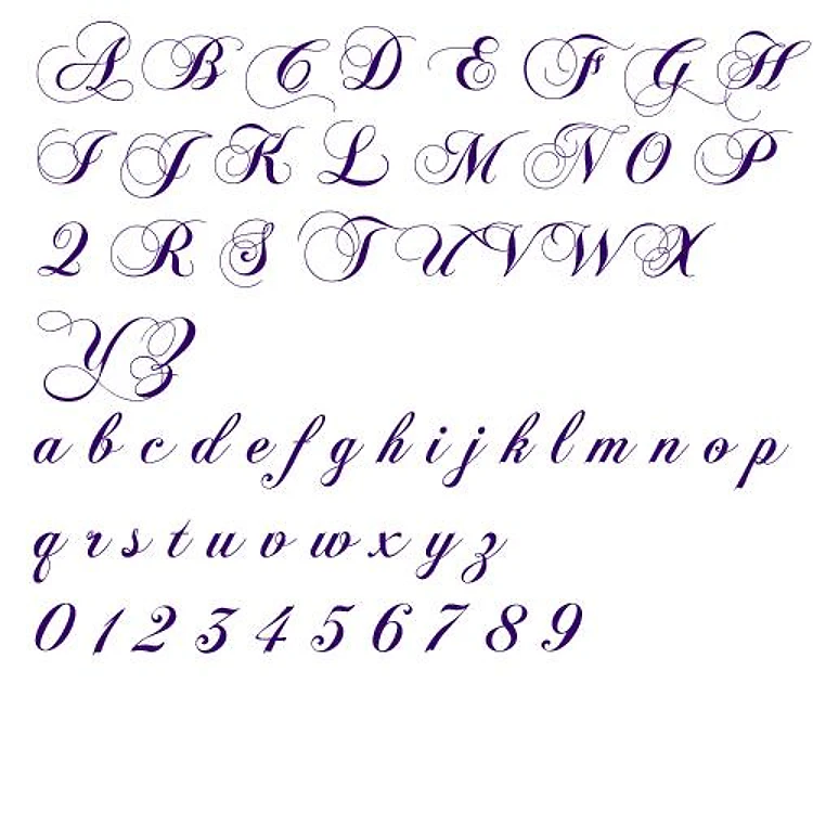Chopin Script Embrilliance