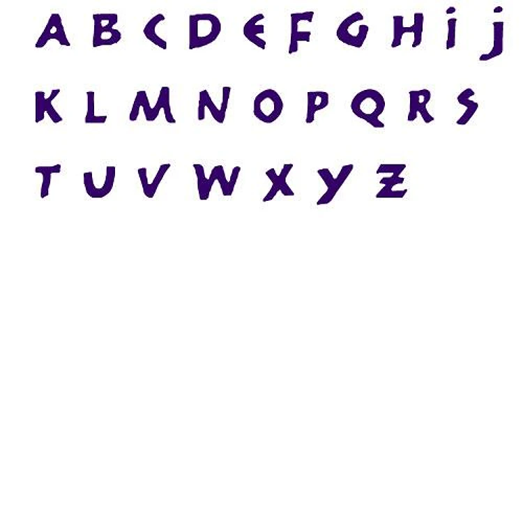Three Romans Embrilliance Embroidery Font - Bold Stylized Letters - BX font