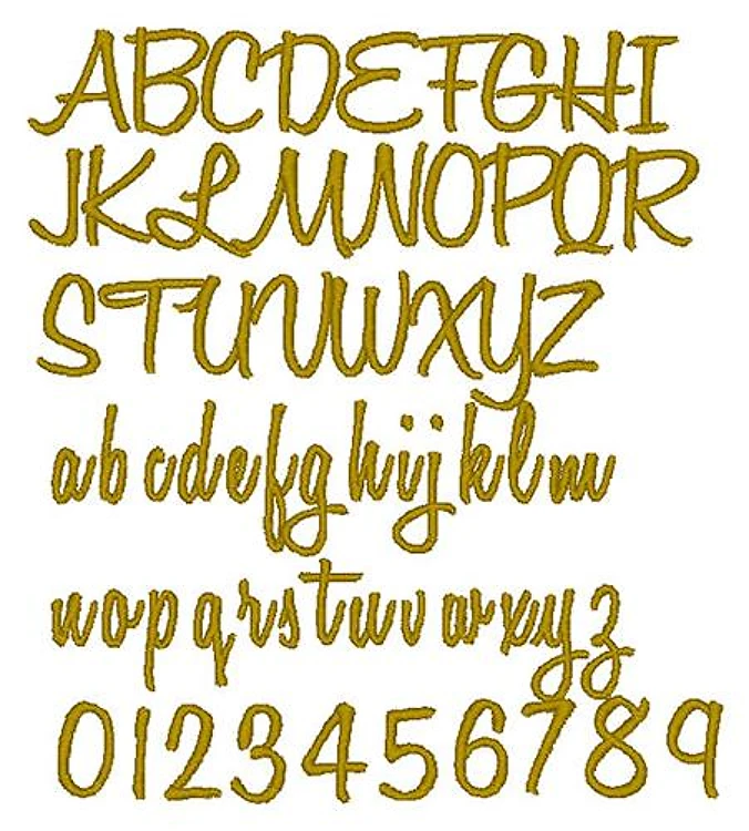 Honey Script Embrilliance