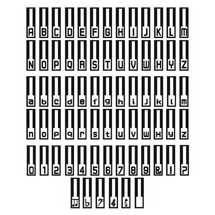 All That Jazz Alphabet Embroidery Font - Bold Block Letter Design - Home Format - PES, DST & 6 formats