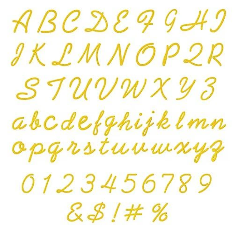 Arabesque Script Alphabet