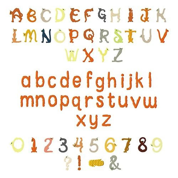 Catnip Alphabet