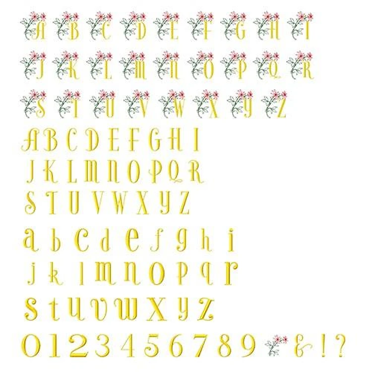 Christmas Monograms- Alphabet
