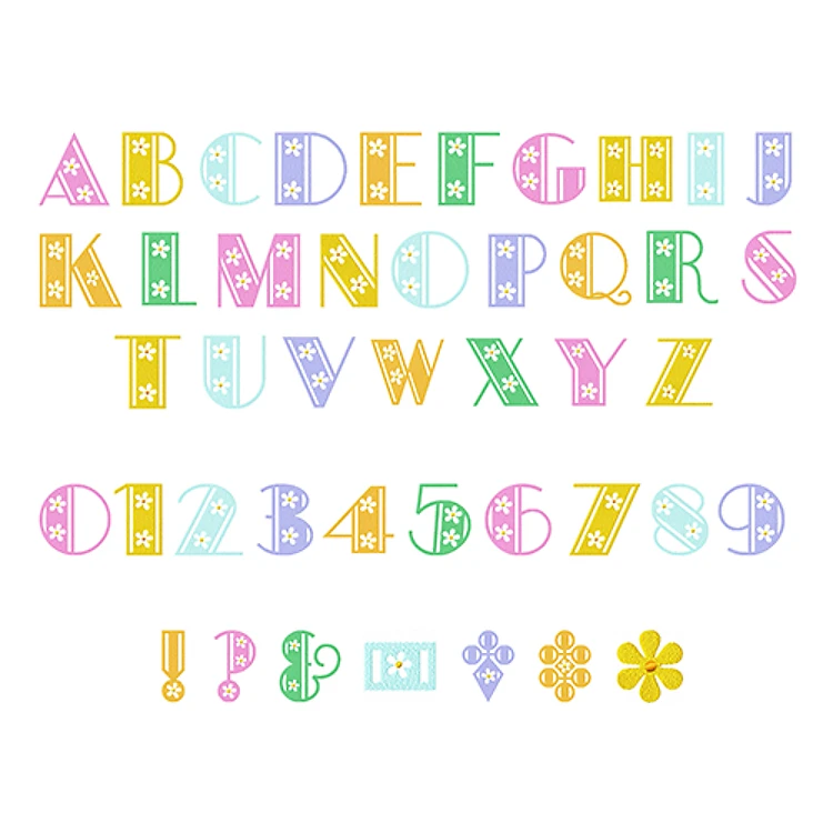 Daisy Days Alphabet