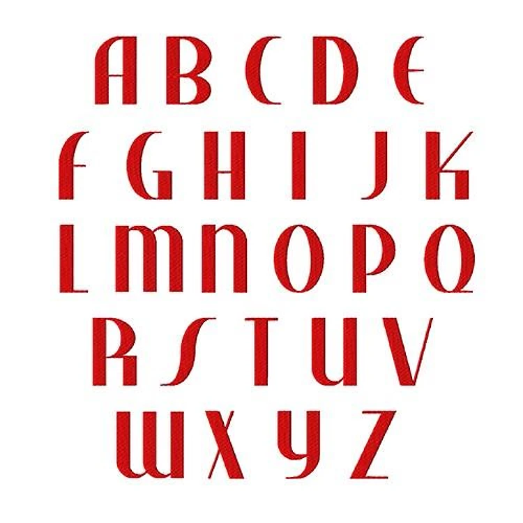 Deco Alphabet
