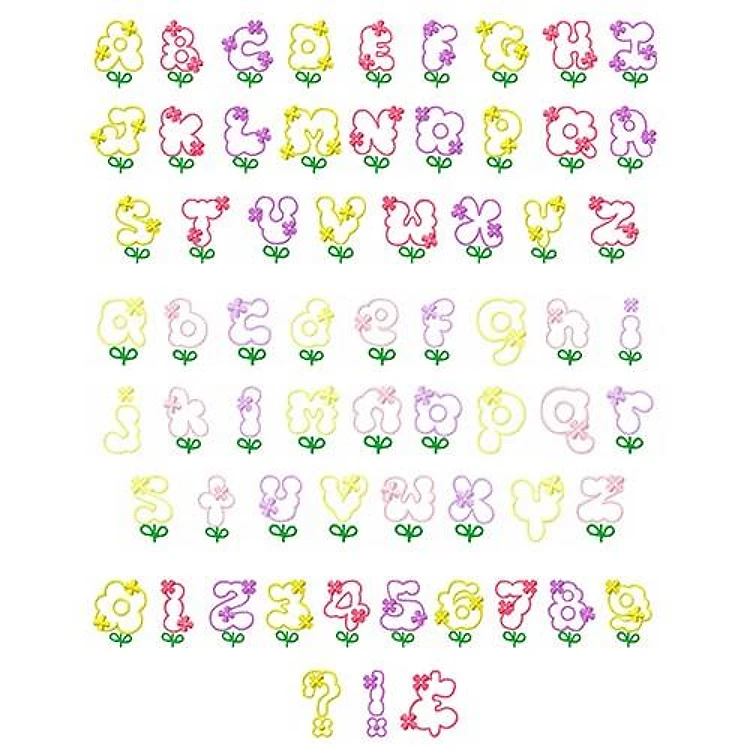 Flowers Embroidery Home Format - PES, DST & 6 formats