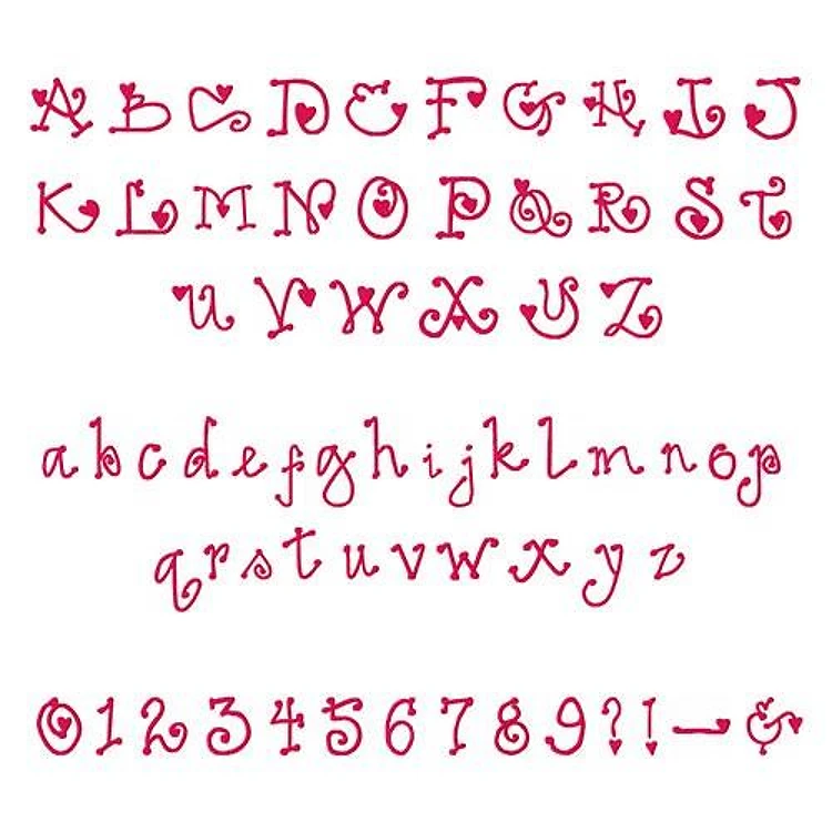 Heartfelt Font Embroidery Font - Whimsical Decorative Script - PES, DST & 6 formats