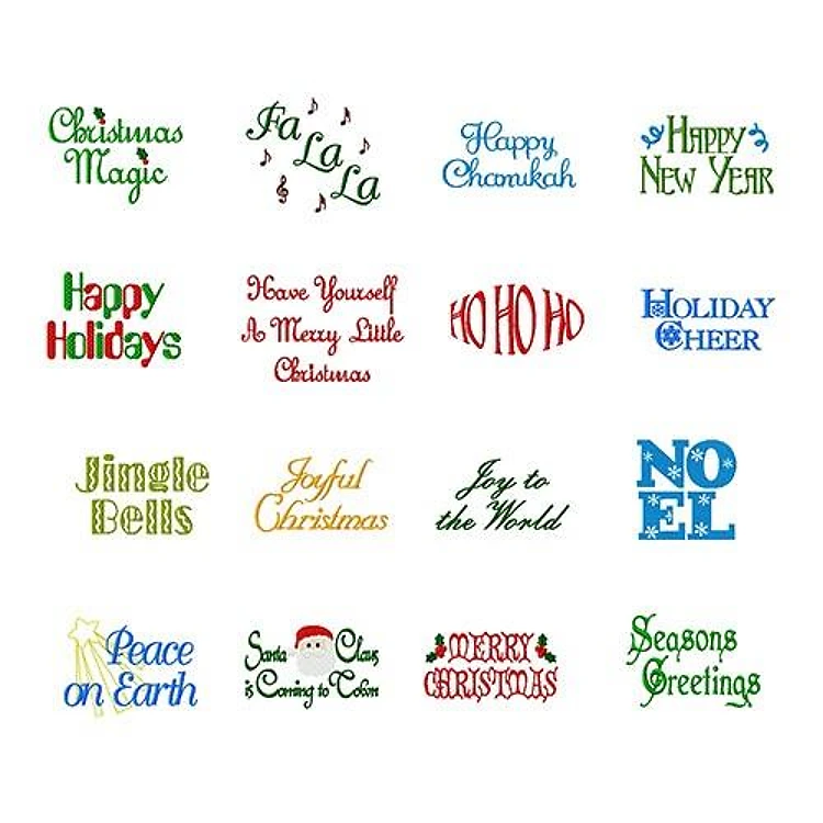 Holiday Words