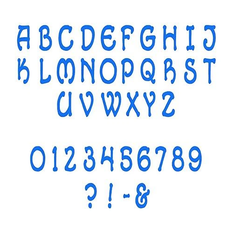 Playtime Font Embroidery Font - Playful Decorative Letters - PES, DST & 6 formats