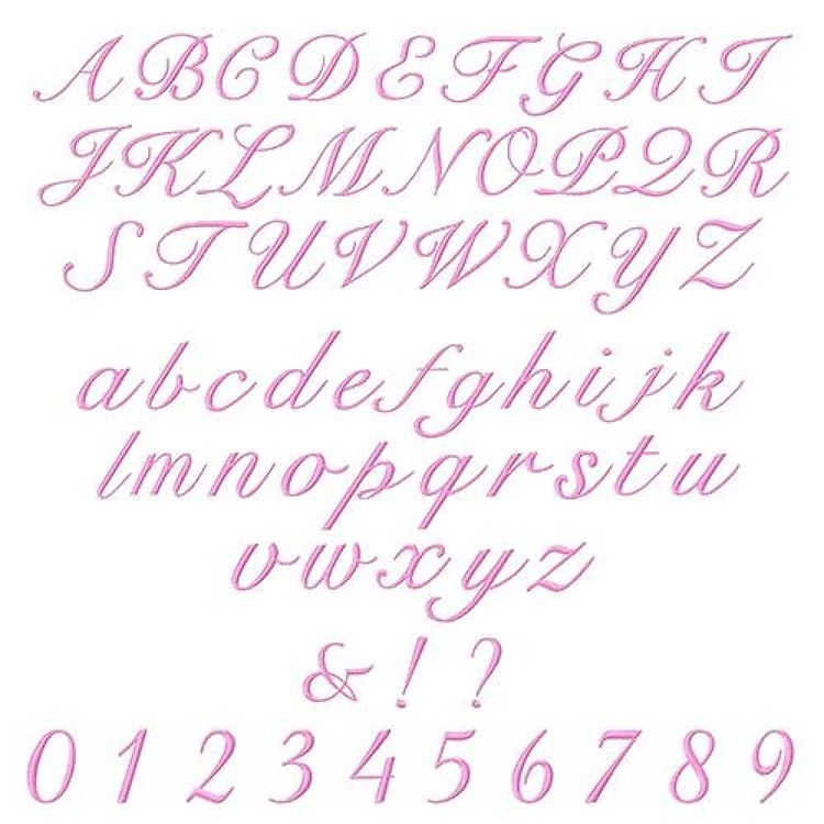 Small Script Font