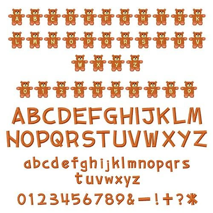 Teddy Bear Alphabet