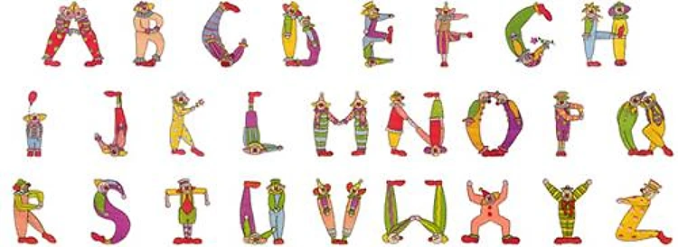 CLOWN ALPHABET