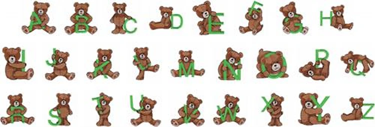 TEDDY BEAR ALPHABET