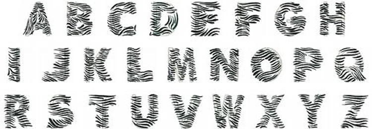 ZEBRA ALPHABET