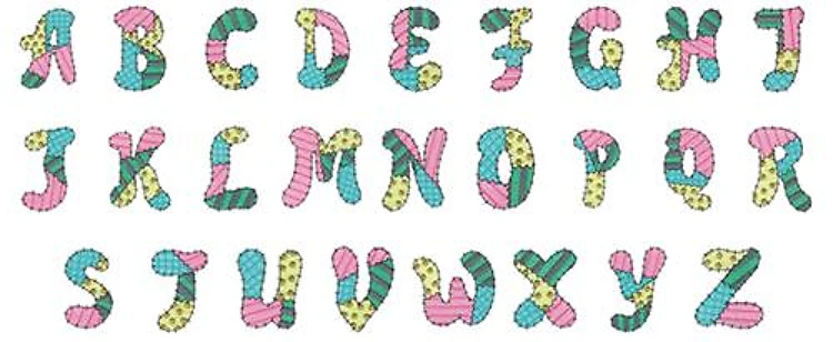 Patchwork Alphabet