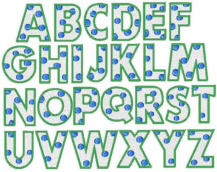 Polka Dot Alphabet
