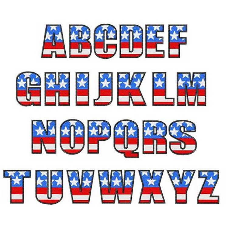 Patrotic font