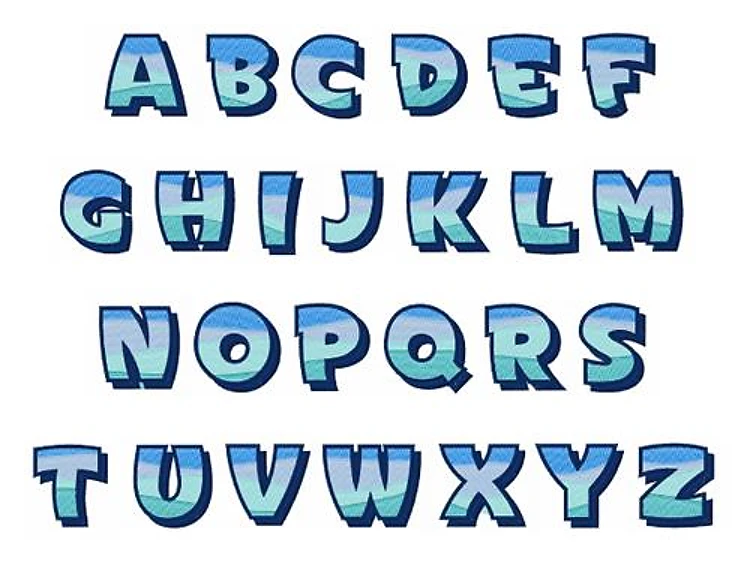 CATCH A WAVE FONT