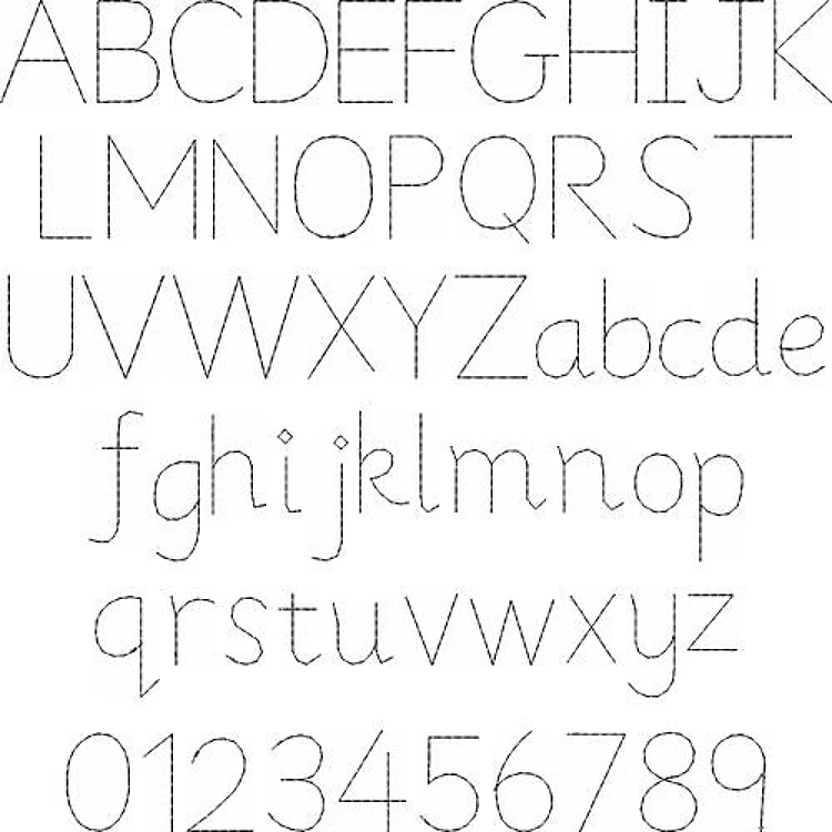Faux Hand Font