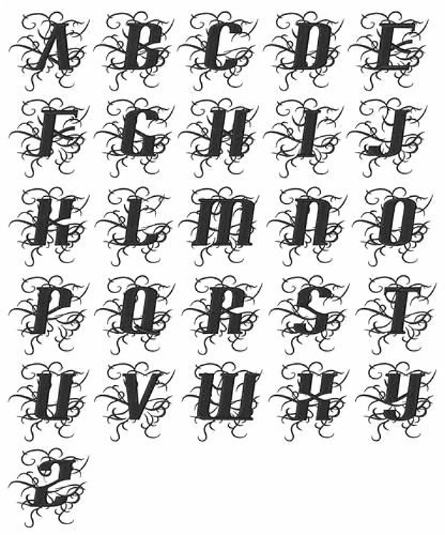 Tribal Alphabet Font