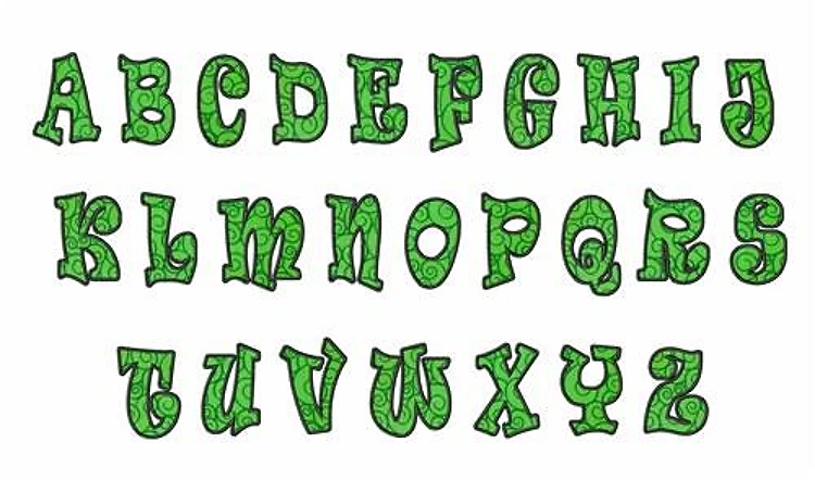 Fun Applique Font