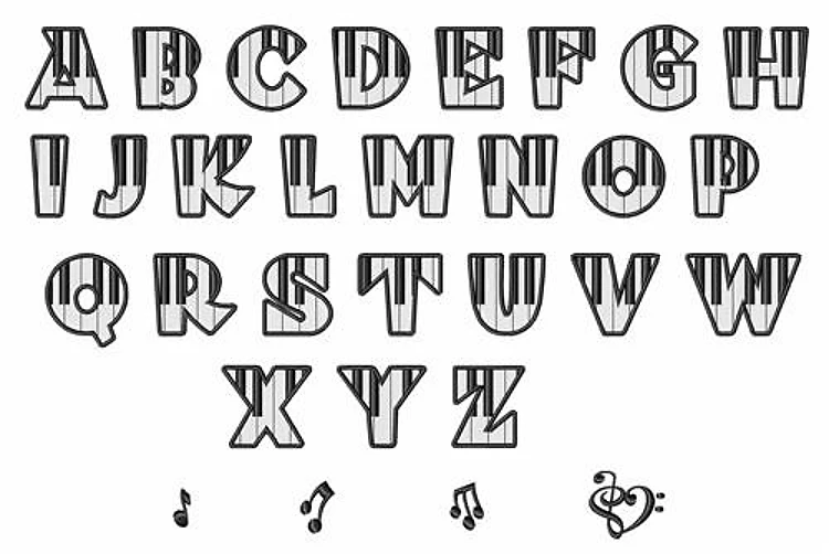 PIANO FONT