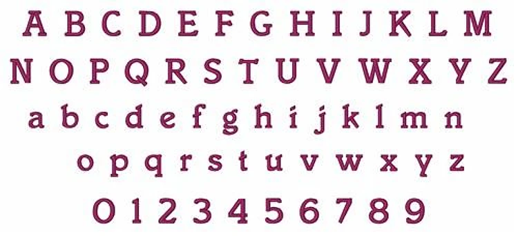 ITALIAN FLAIR BLOCK FONT