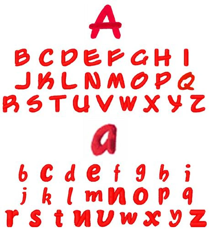 FELT TIP ALPHABET