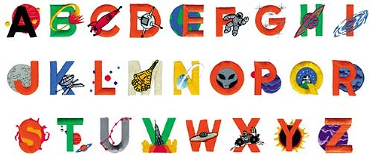 SPACE ALPHABET