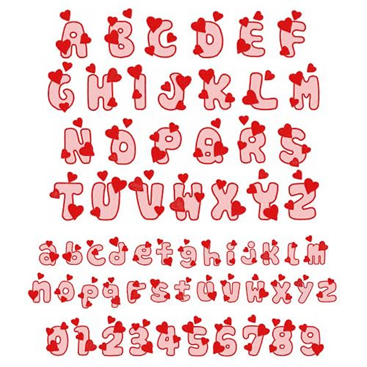 Hearts Font
