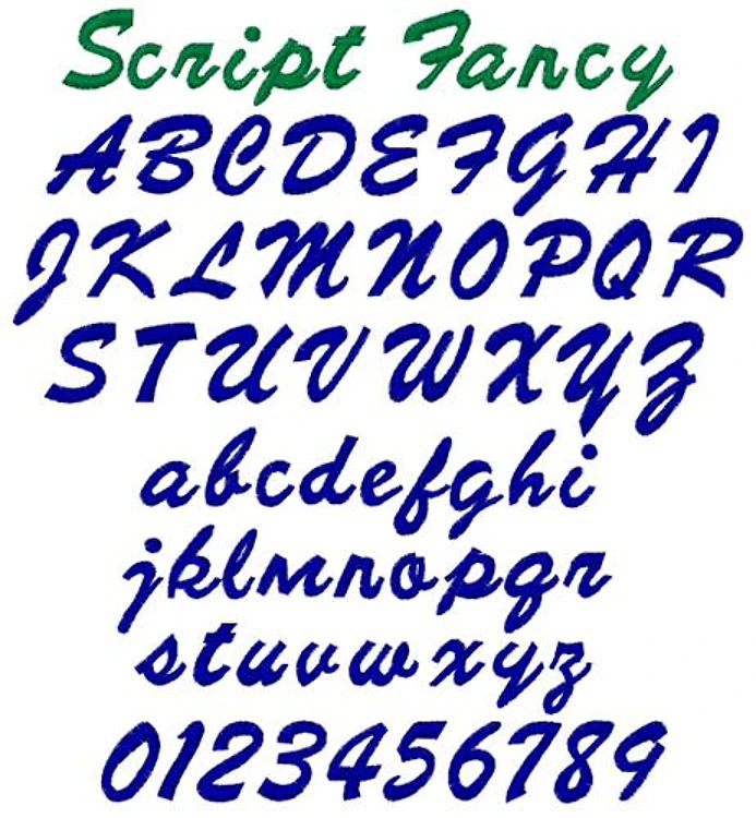 Script Fancy Embrilliance