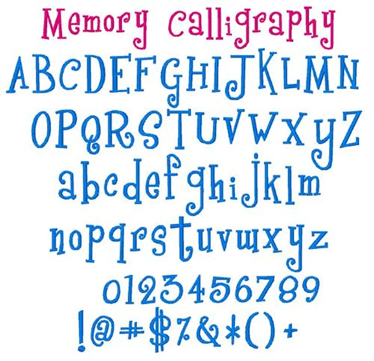Memory Calligraphy