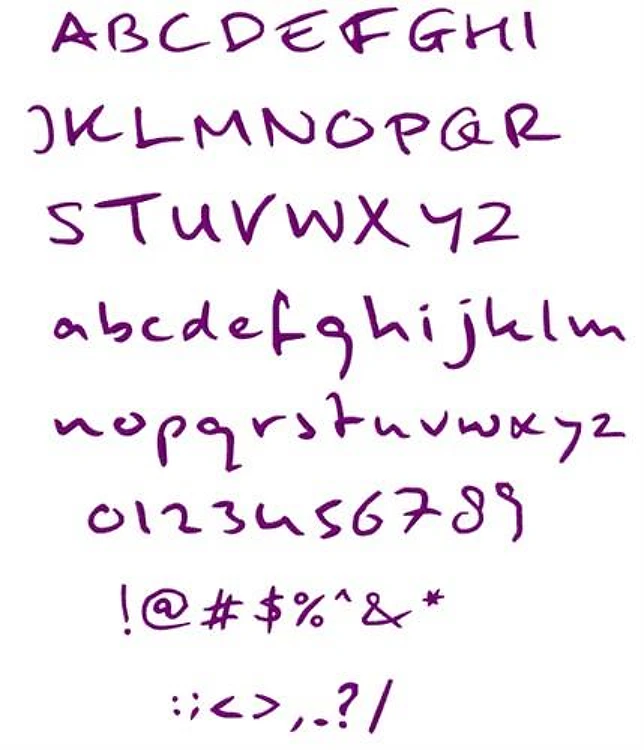 Mulder Handwriting Fonts