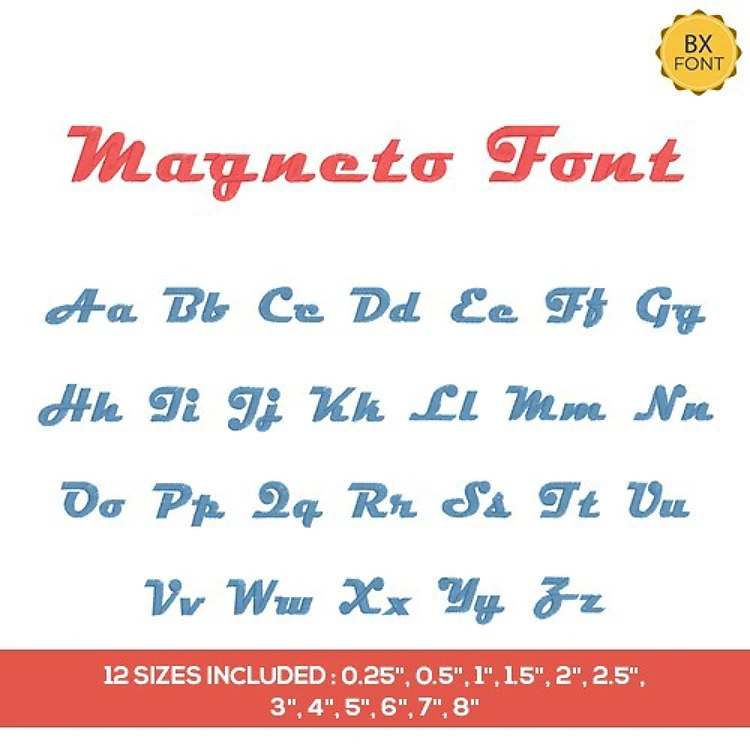 Magneto - 12 Sizes Included Embrilliance