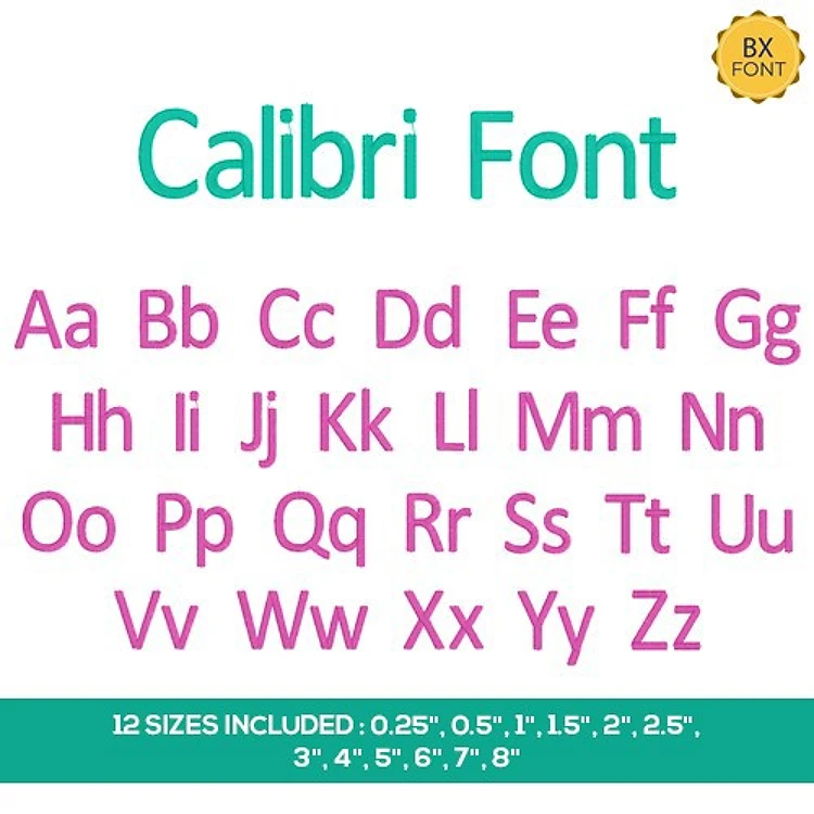 Calibri Embrilliance