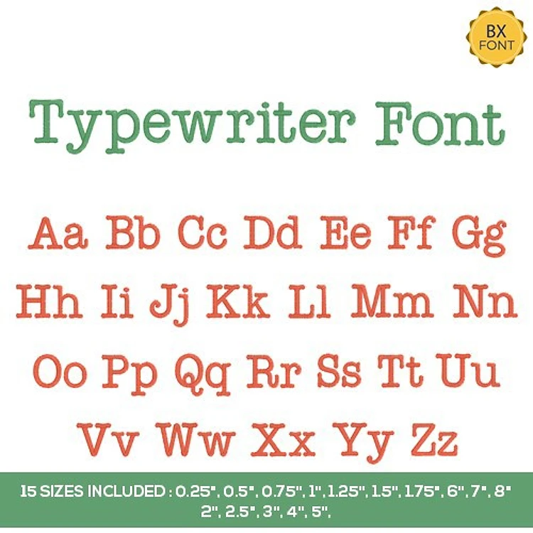 Typewriter Embrilliance