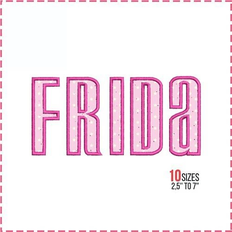 Frida Applique Font
