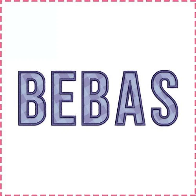 Bebas Applique Font
