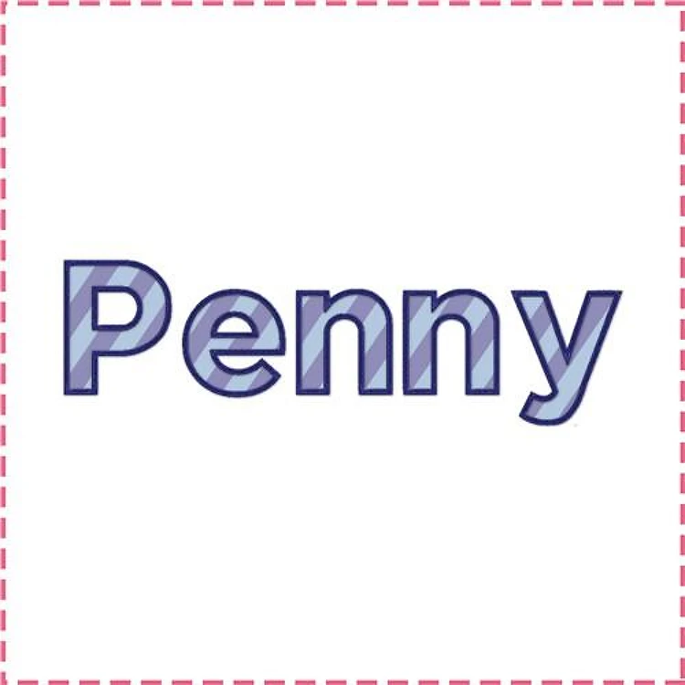 Penny Applique Font